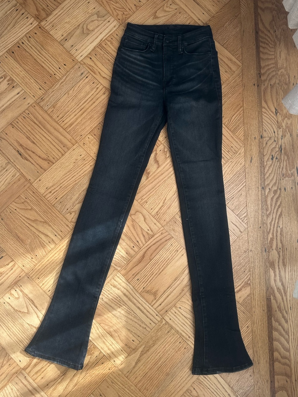 Good American High-Rise Flare Jeans